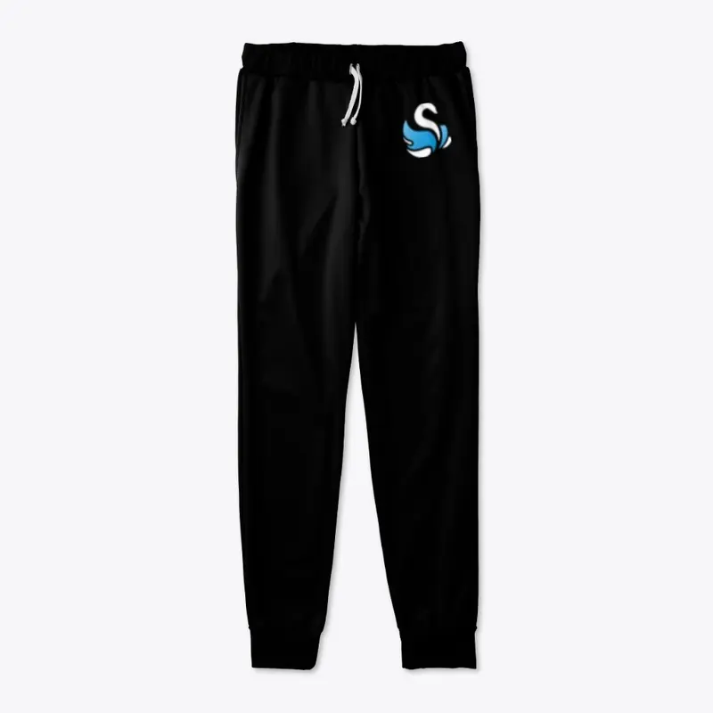 Swan Society Joggers - White Logo