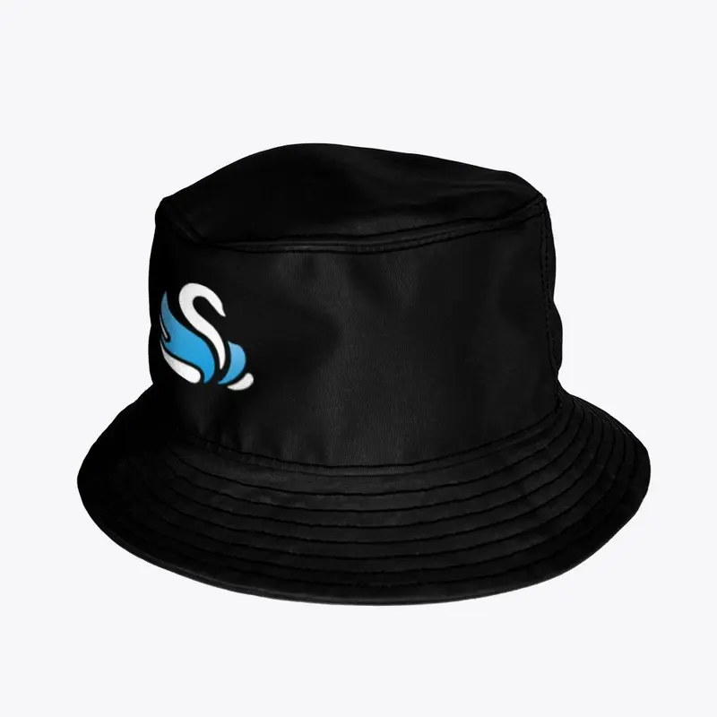 Swan Society Bucket Hat - White Logo