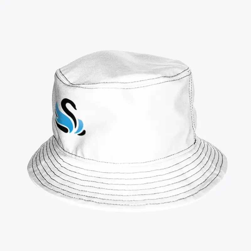 Swan Society Bucket Hat - Black Logo